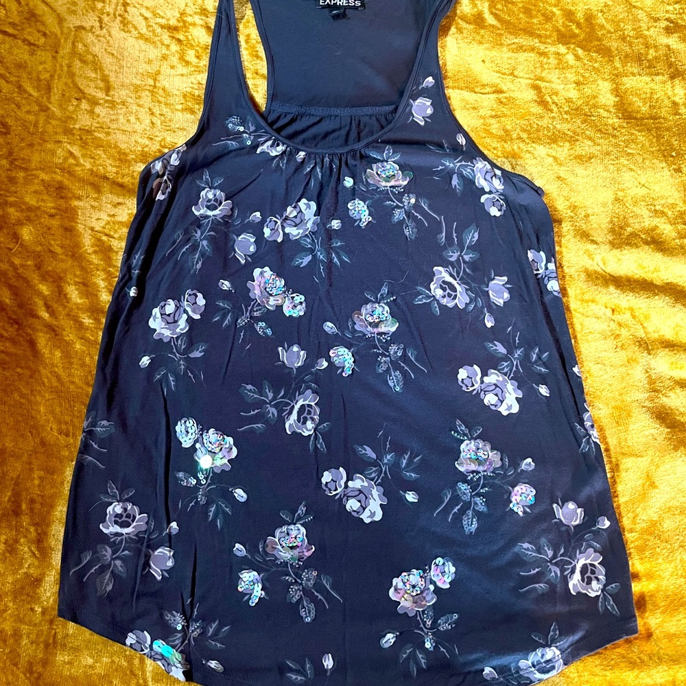 Sequin Detailed Express Tank